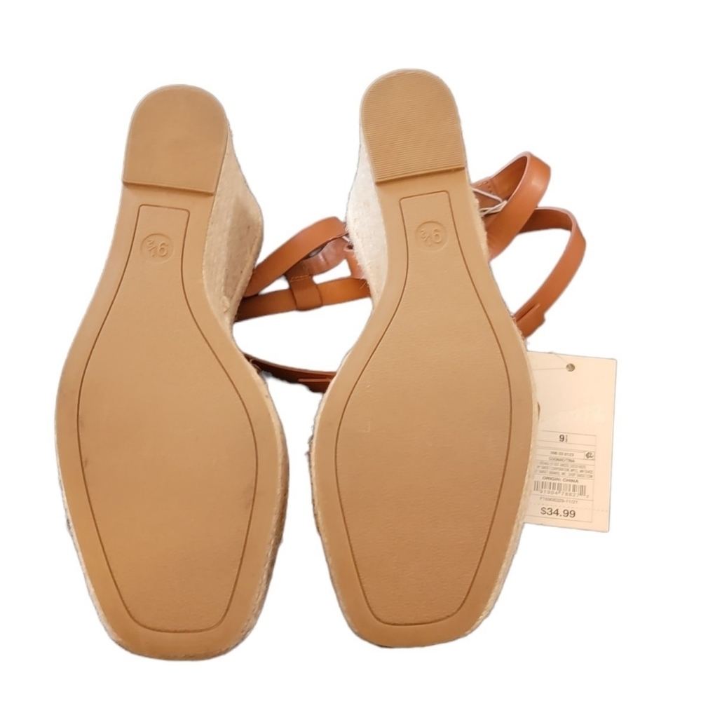 A New Day Tina Heels Cognac Size 9.5 - Picture 9 of 14